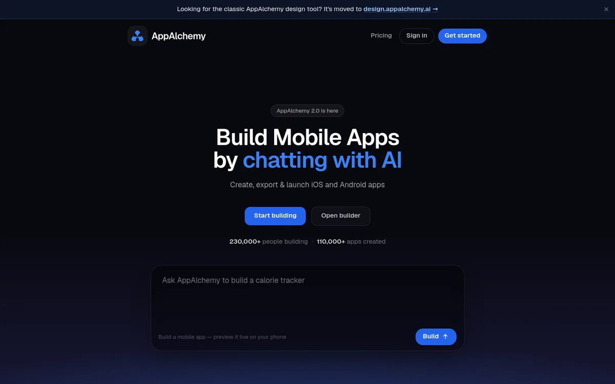 AppAlchemy screenshot