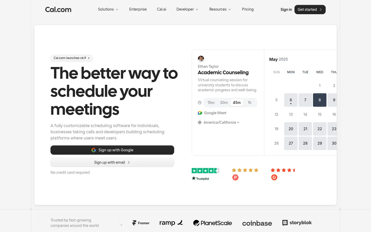 Cal.com screenshot