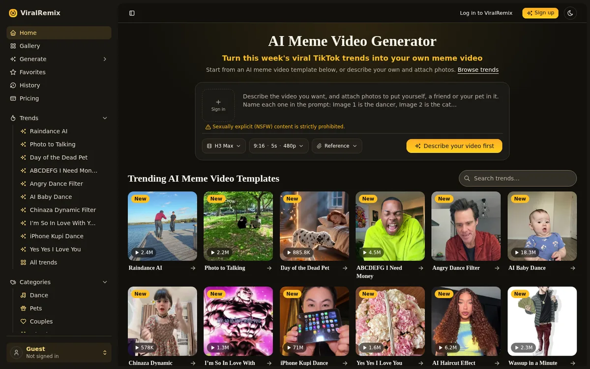 ViralRemix screenshot