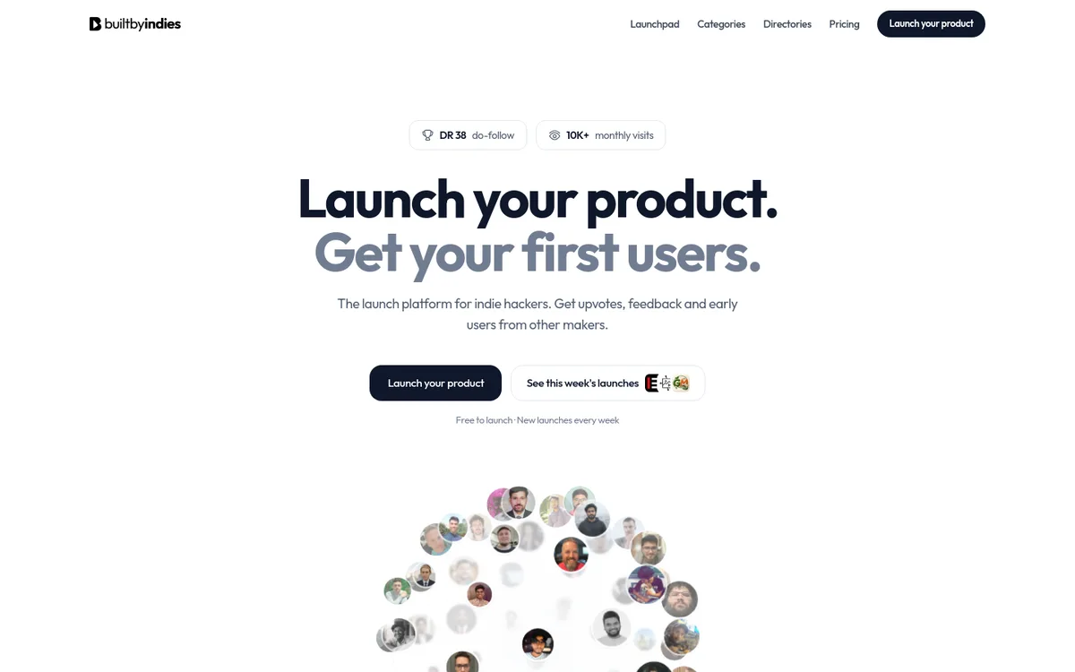 Builtbyindies screenshot