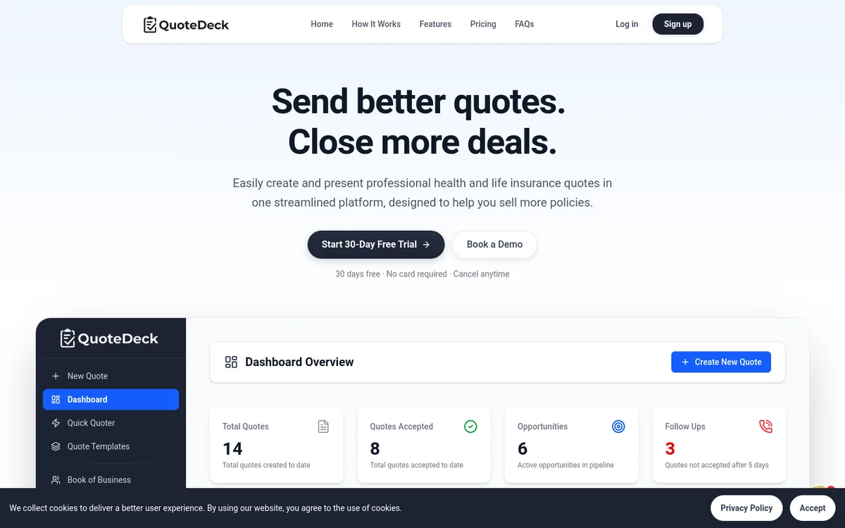 QuoteDeck screenshot