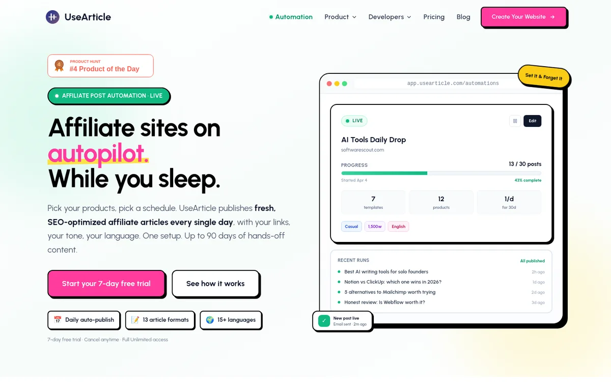 UseArticle screenshot