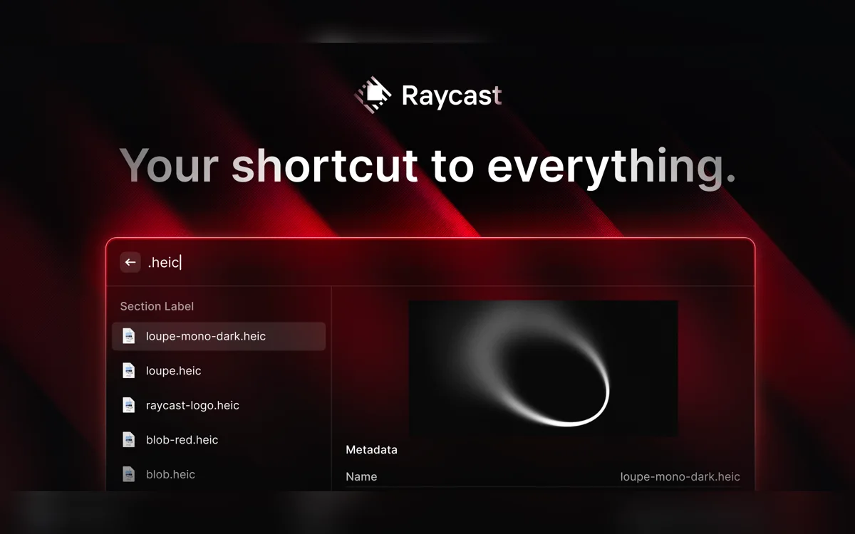 Raycast screenshot